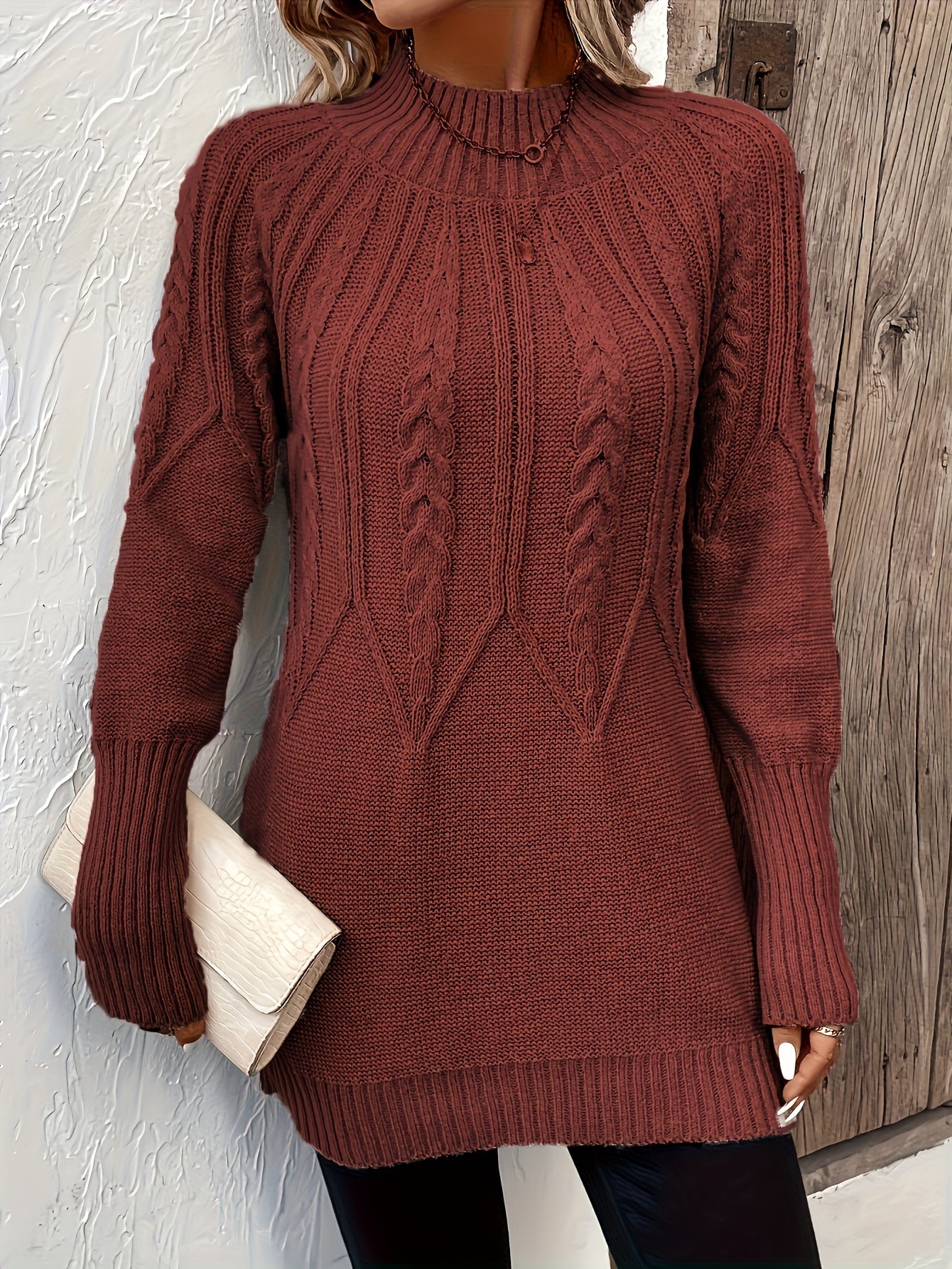 Women's Long Merino Wool Sweater