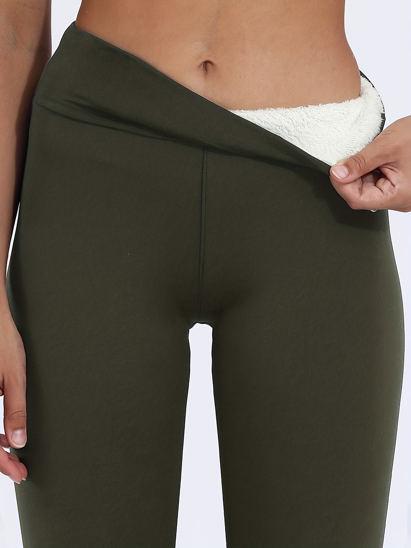Women's warm fleece lined winter legging