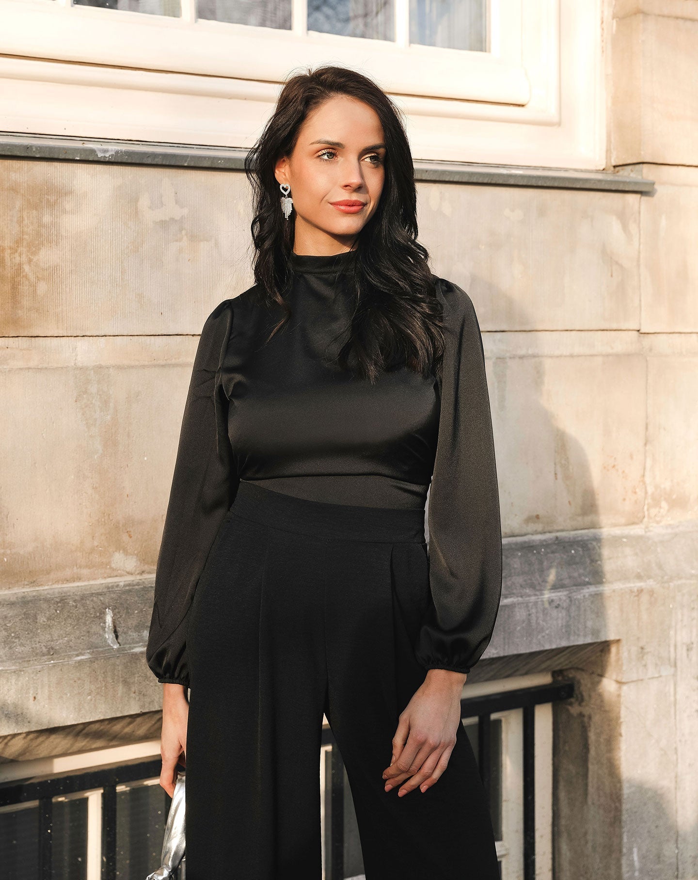 Women's Sophisticated Satin Top