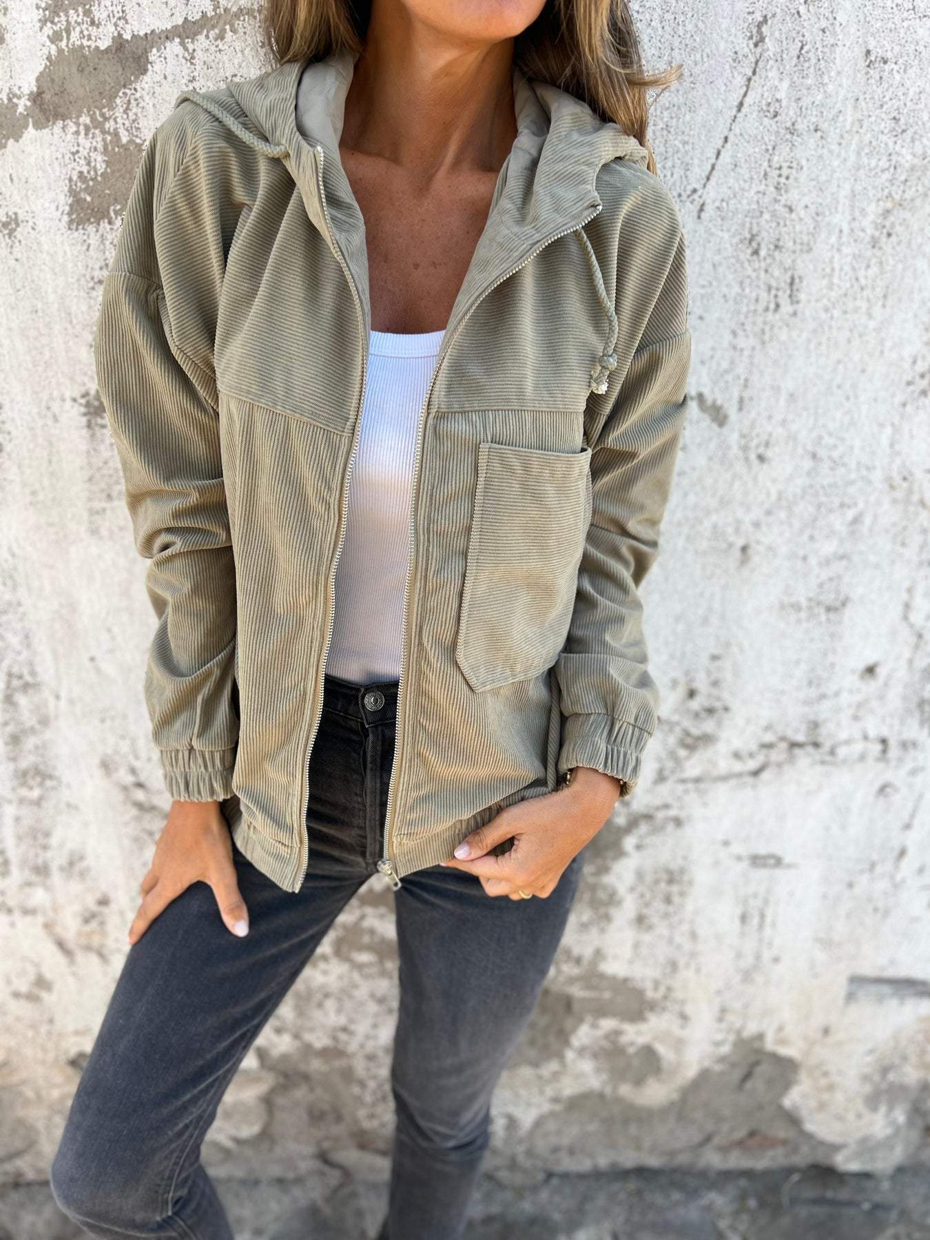 Women’s Trendy Corduroy Jacket