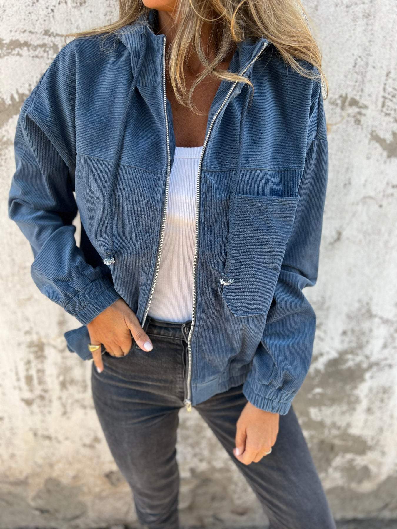 Women’s Trendy Corduroy Jacket