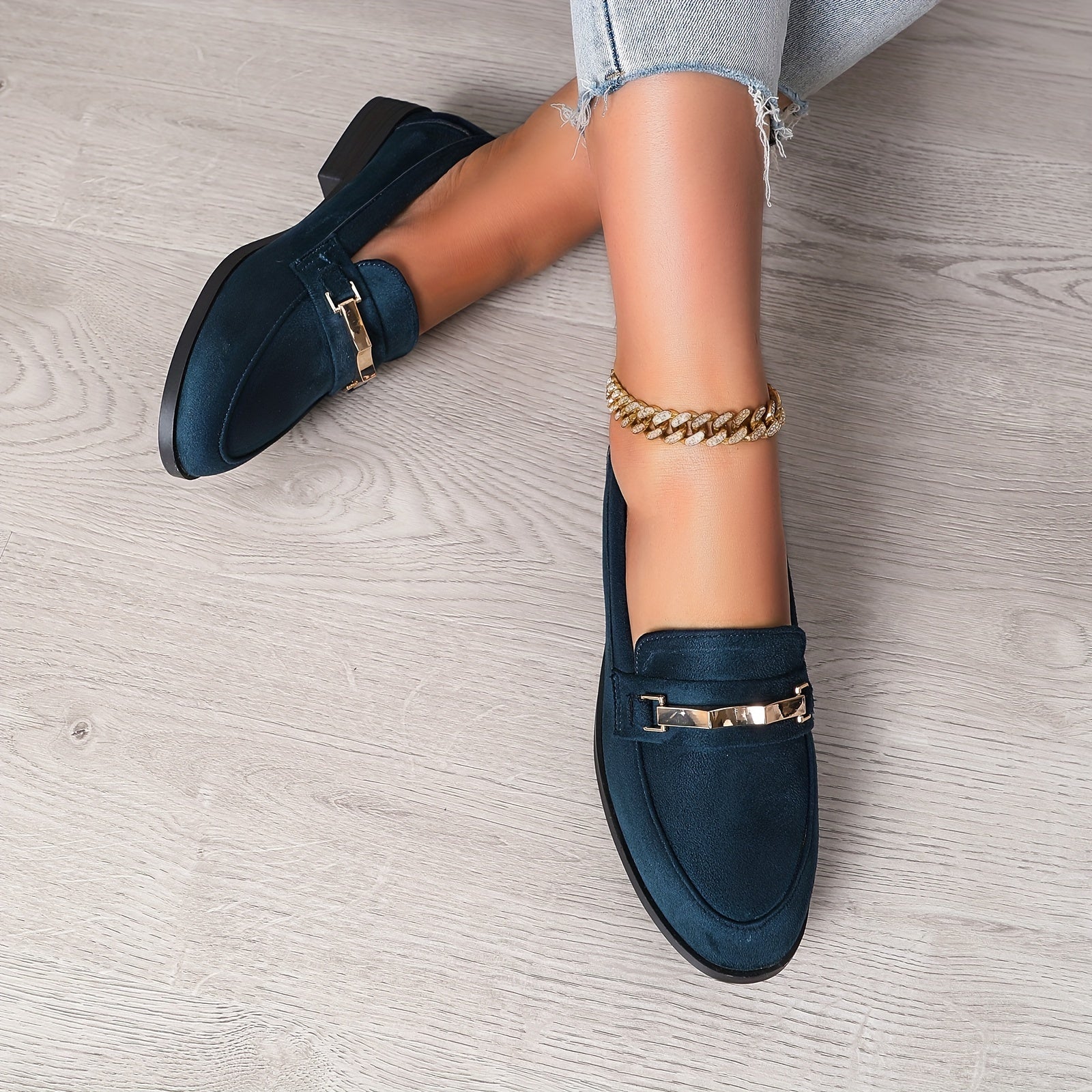 Women’s Suede Loafer Shoes