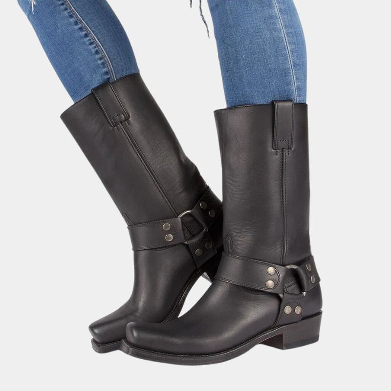 Women's Vintage leather Cowboy boots