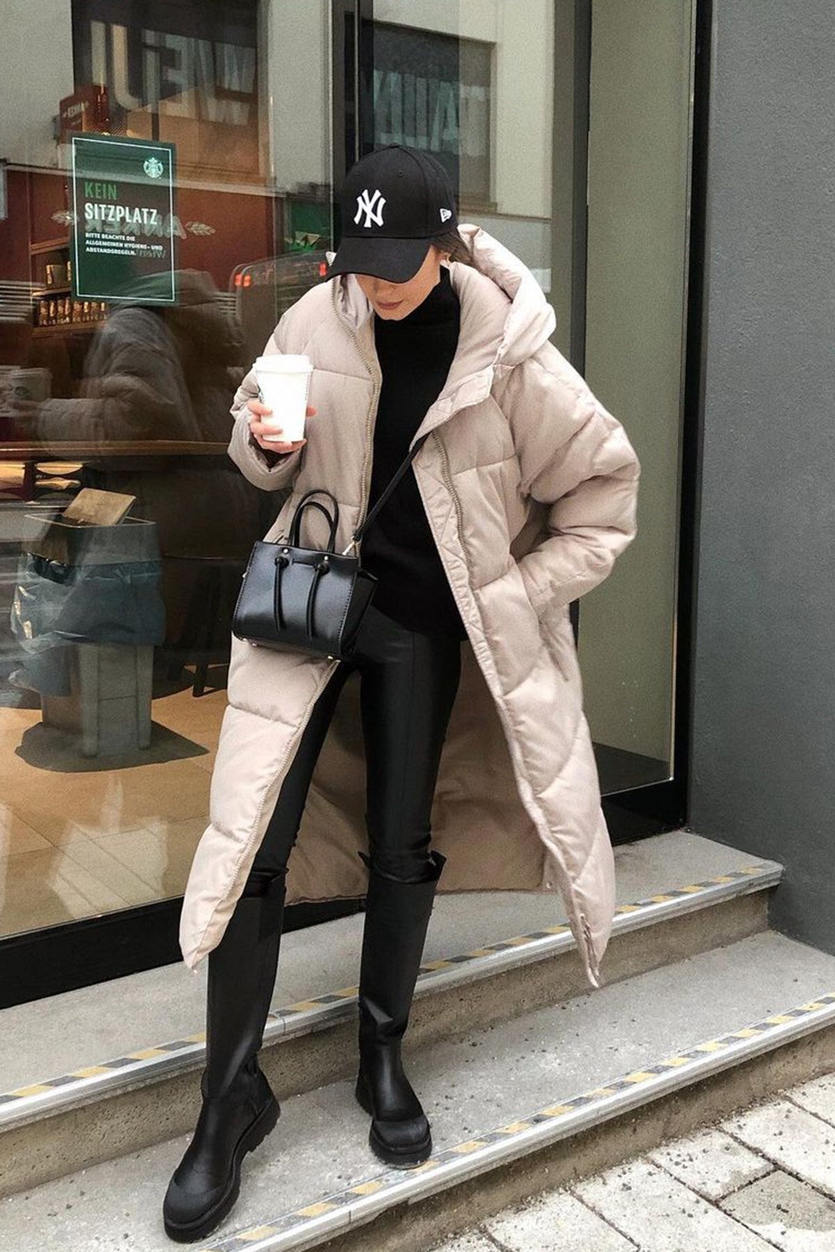 Women's Long Puffer Wintercoat