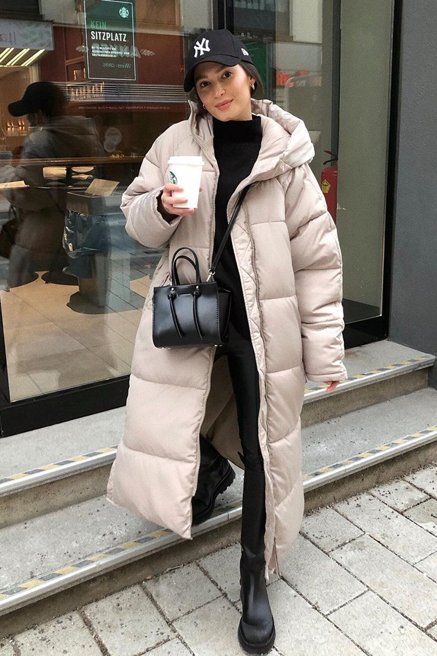 Women's Long Puffer Wintercoat