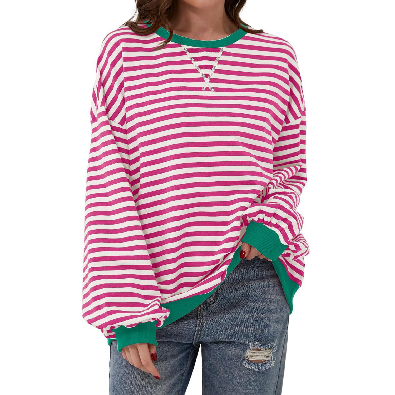 Women's Trendy Long Sleeve Oversized Sweater