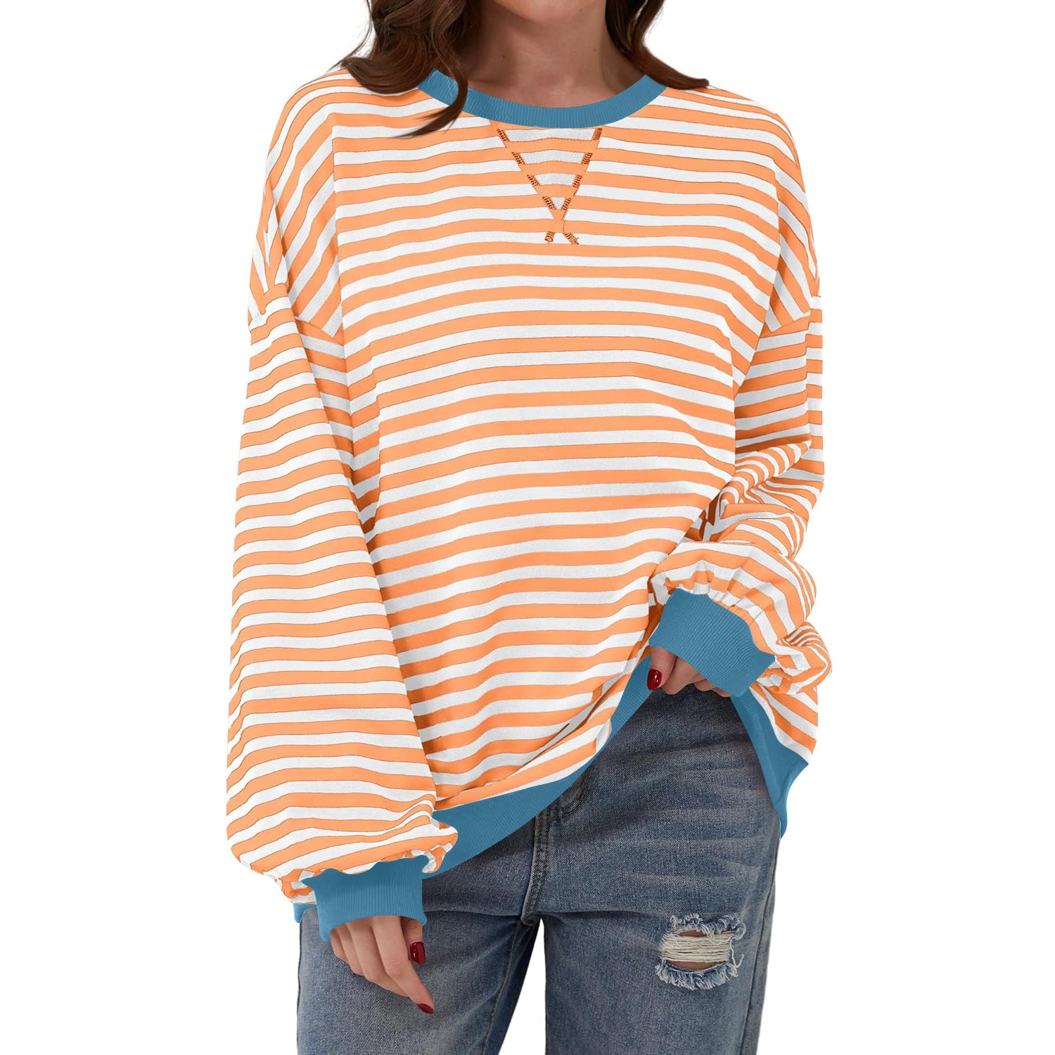 Women's Trendy Long Sleeve Oversized Sweater