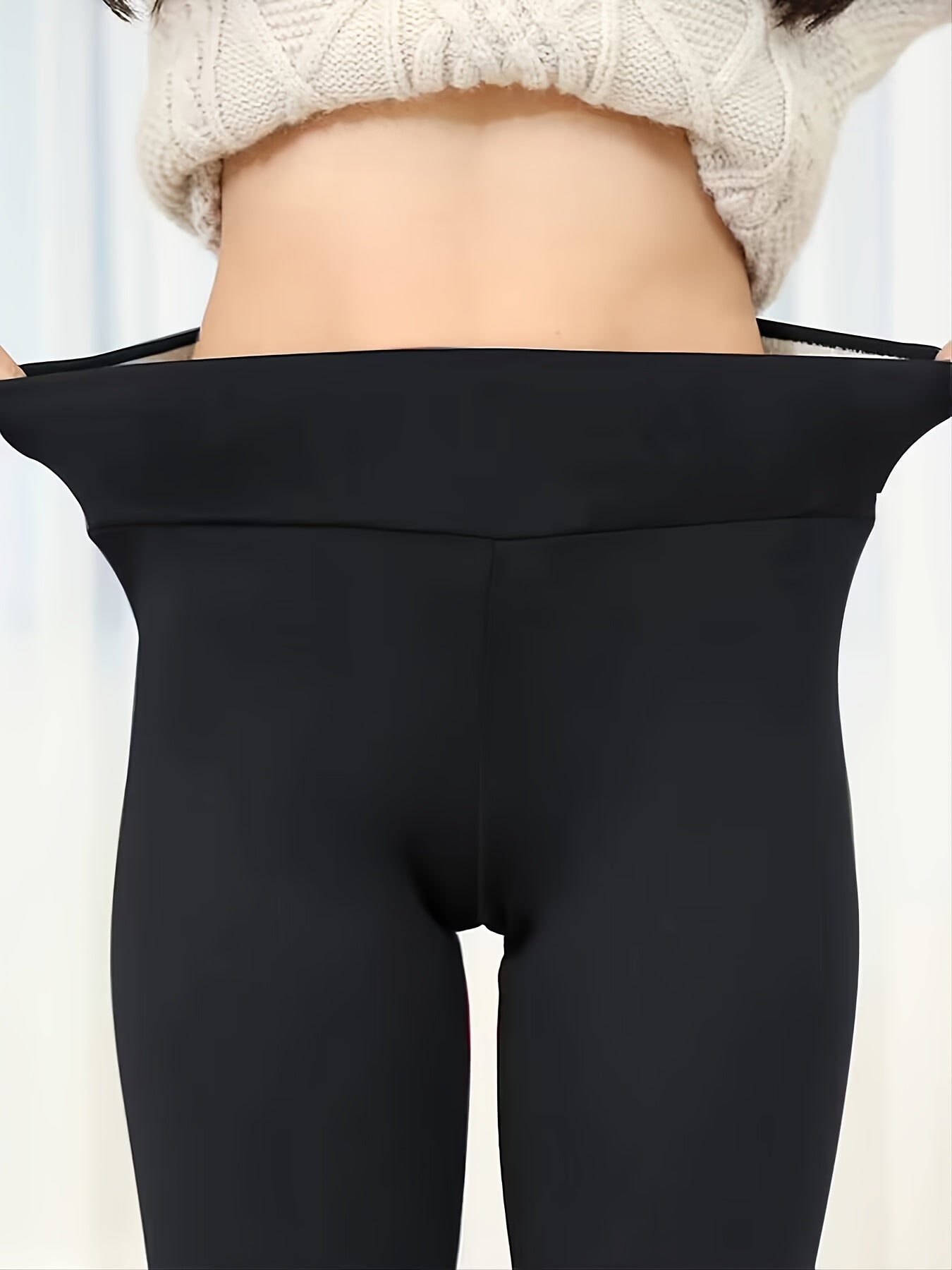 Women's warm fleece lined winter legging