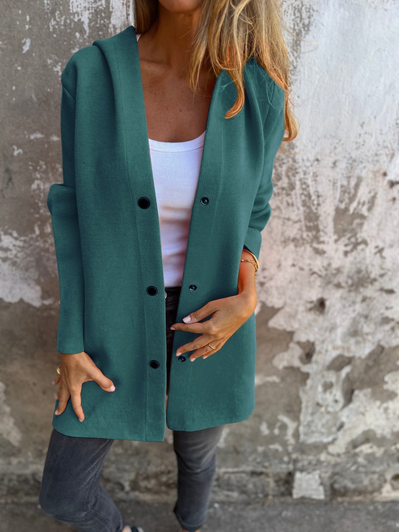 Women’s Elegant Hooded Jacket