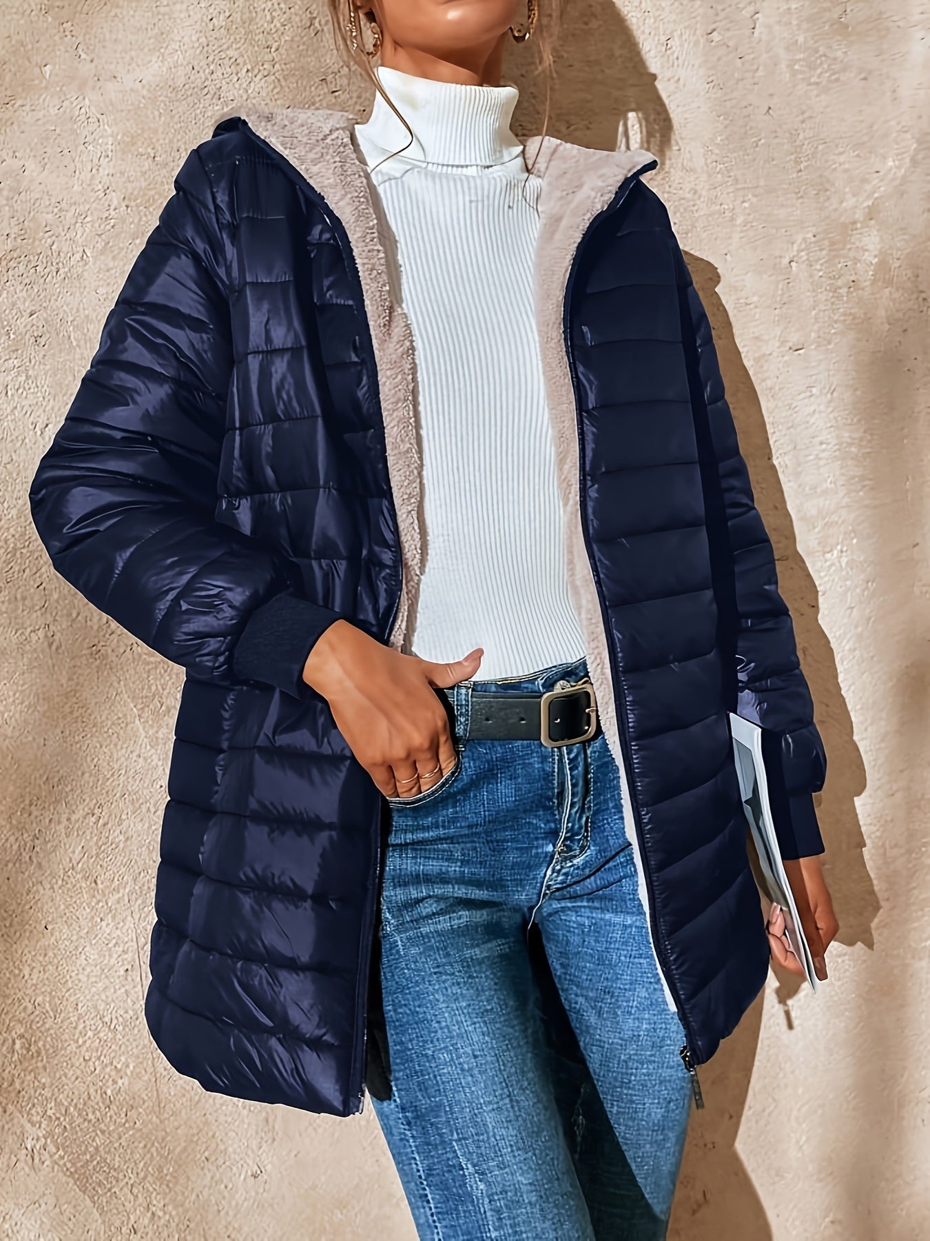 Women's Fleece-Lined Waterproof Coat