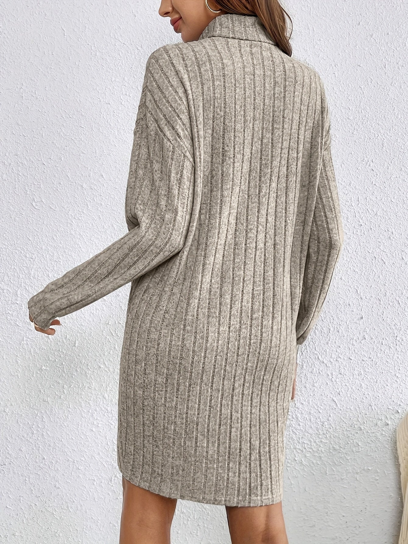 Women's Elegant Turtle neck Winter dress