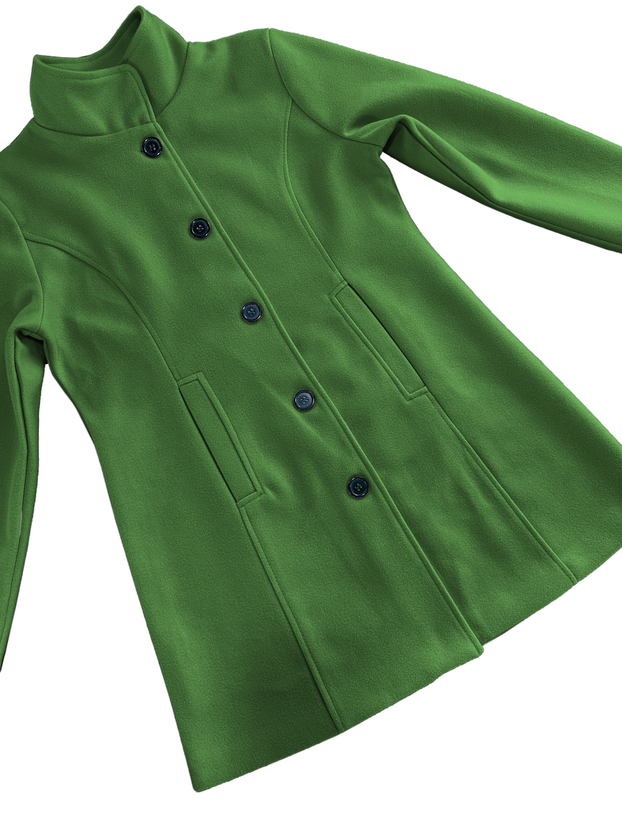 Women's Solid Colour Single Long winter coat