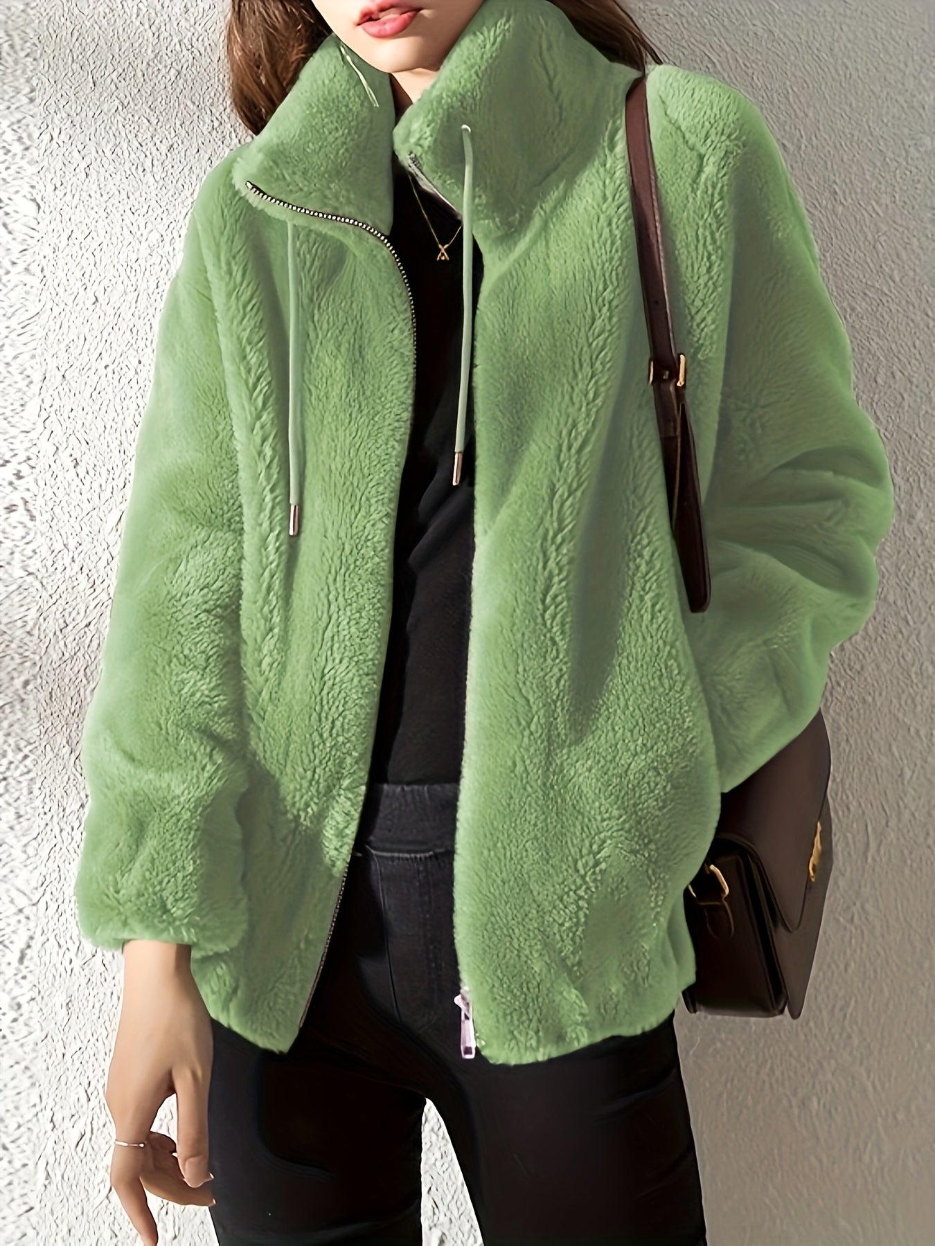 Women's Stylish  Fleecelined Teddy Coat For Winter