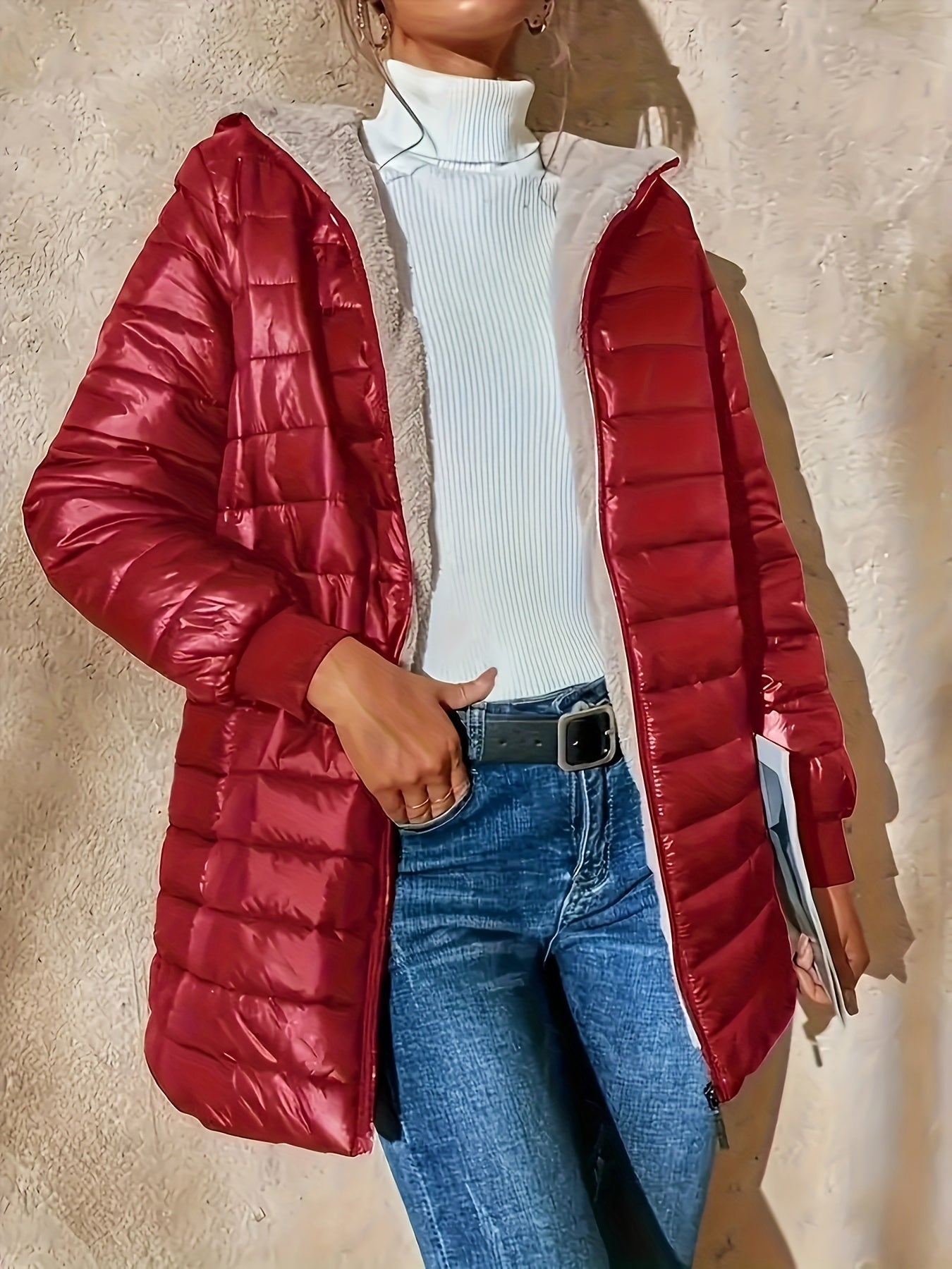 Women's Fleece-Lined Waterproof Coat