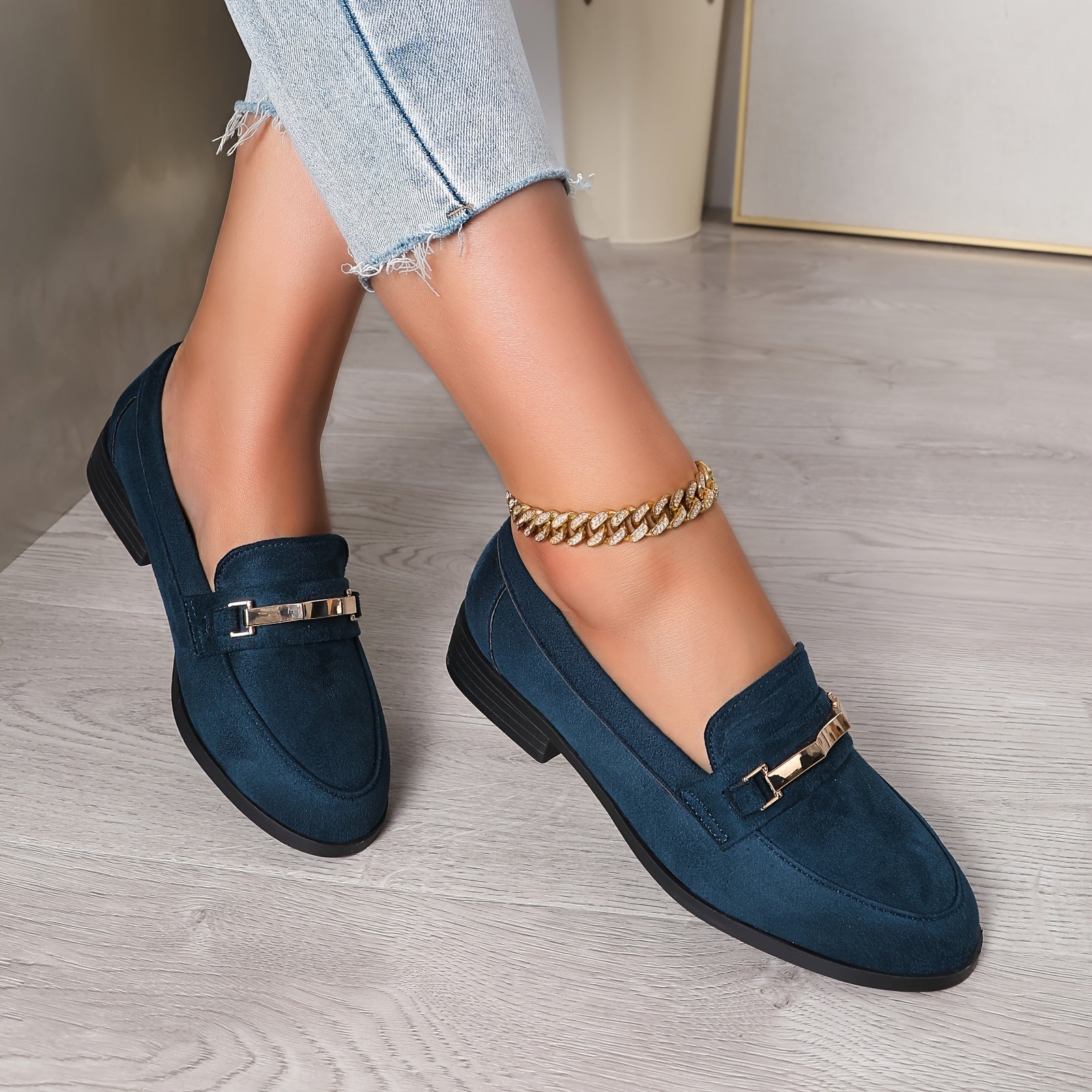 Women’s Suede Loafer Shoes