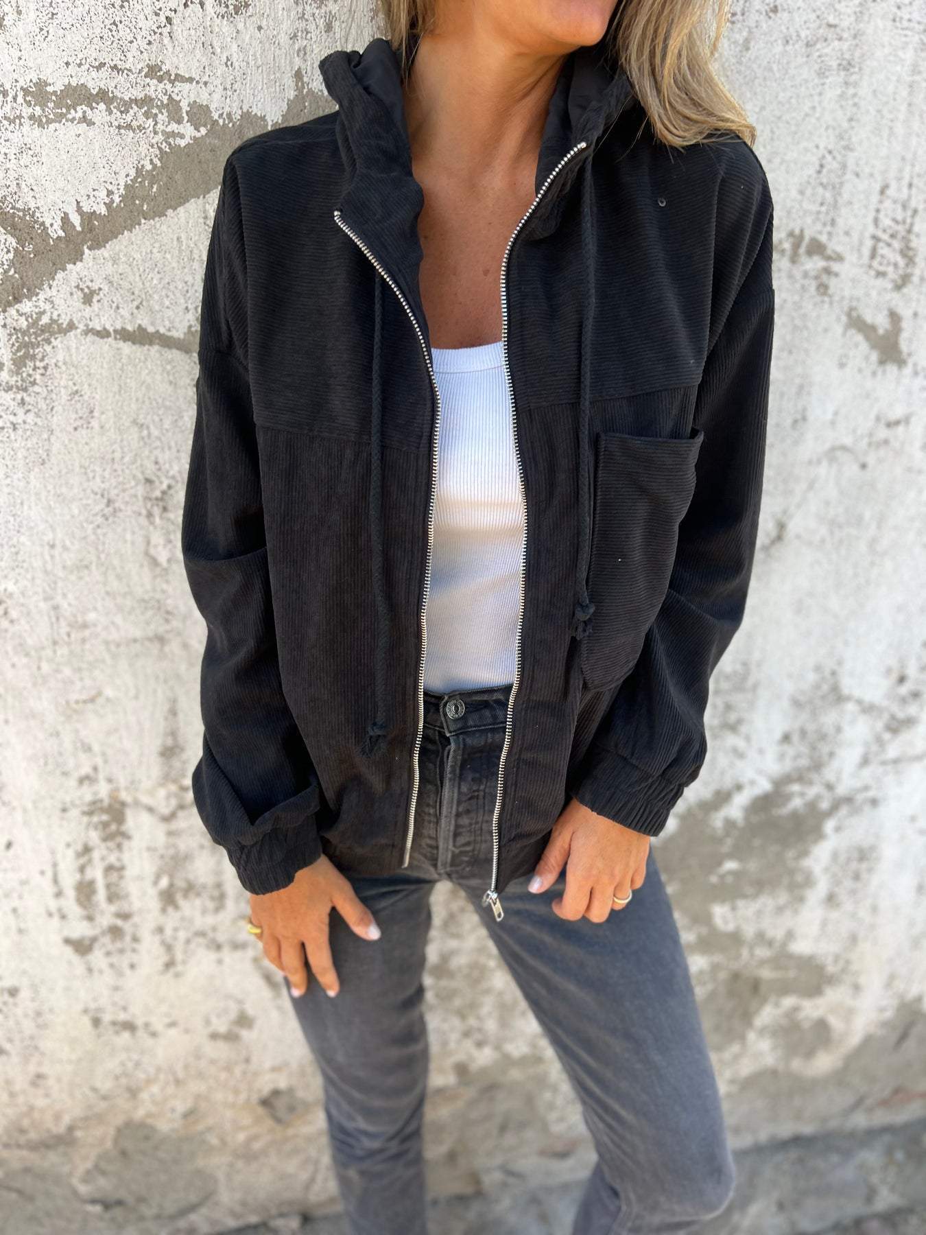 Women’s Trendy Corduroy Jacket
