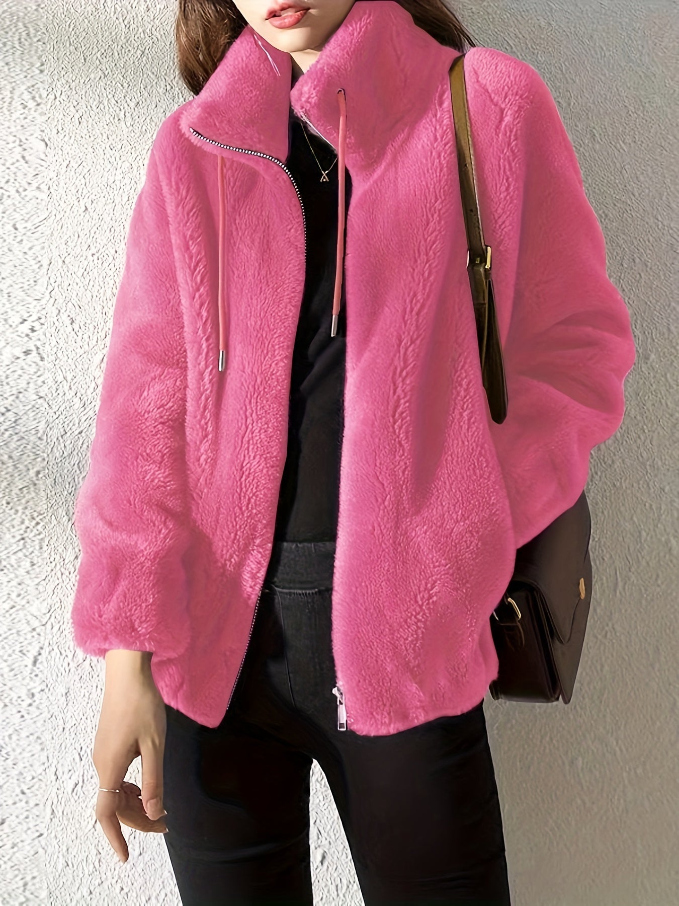 Women's Stylish  Fleecelined Teddy Coat For Winter