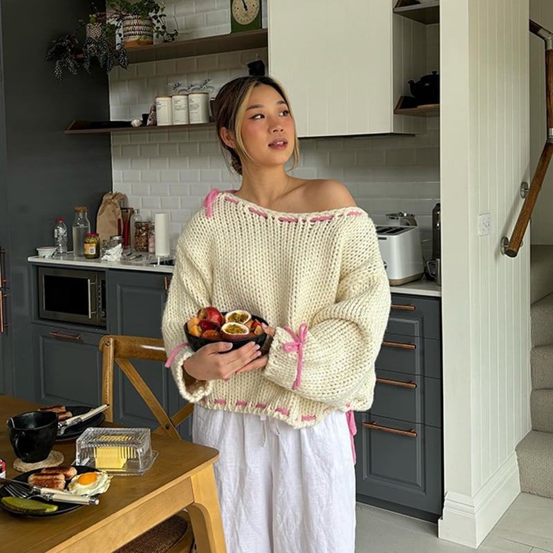 Women's Knitted Wool Oversized Sweater