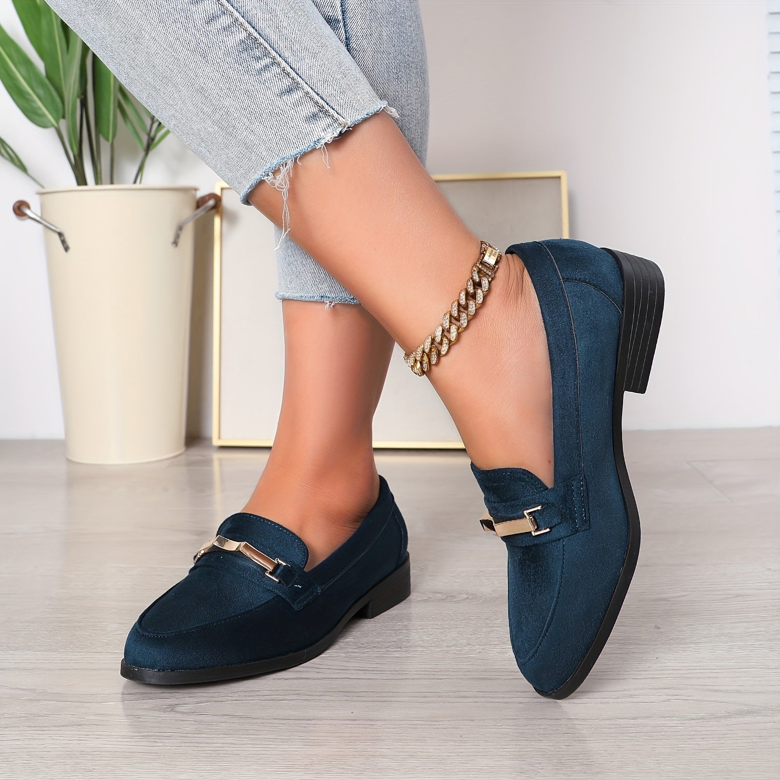 Women’s Suede Loafer Shoes