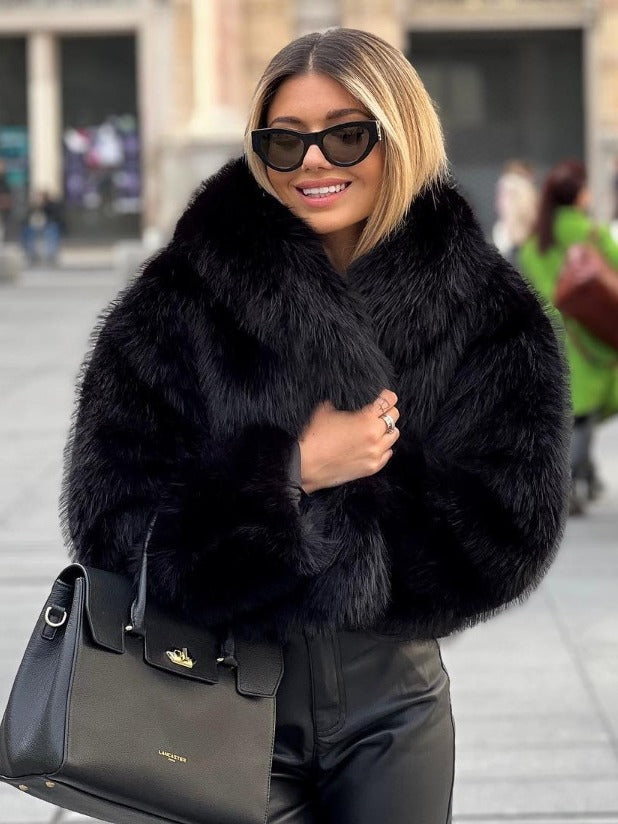 Women's Soft Plush Teddy Jacket for Winter