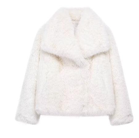 Women's Soft Plush Teddy Jacket for Winter