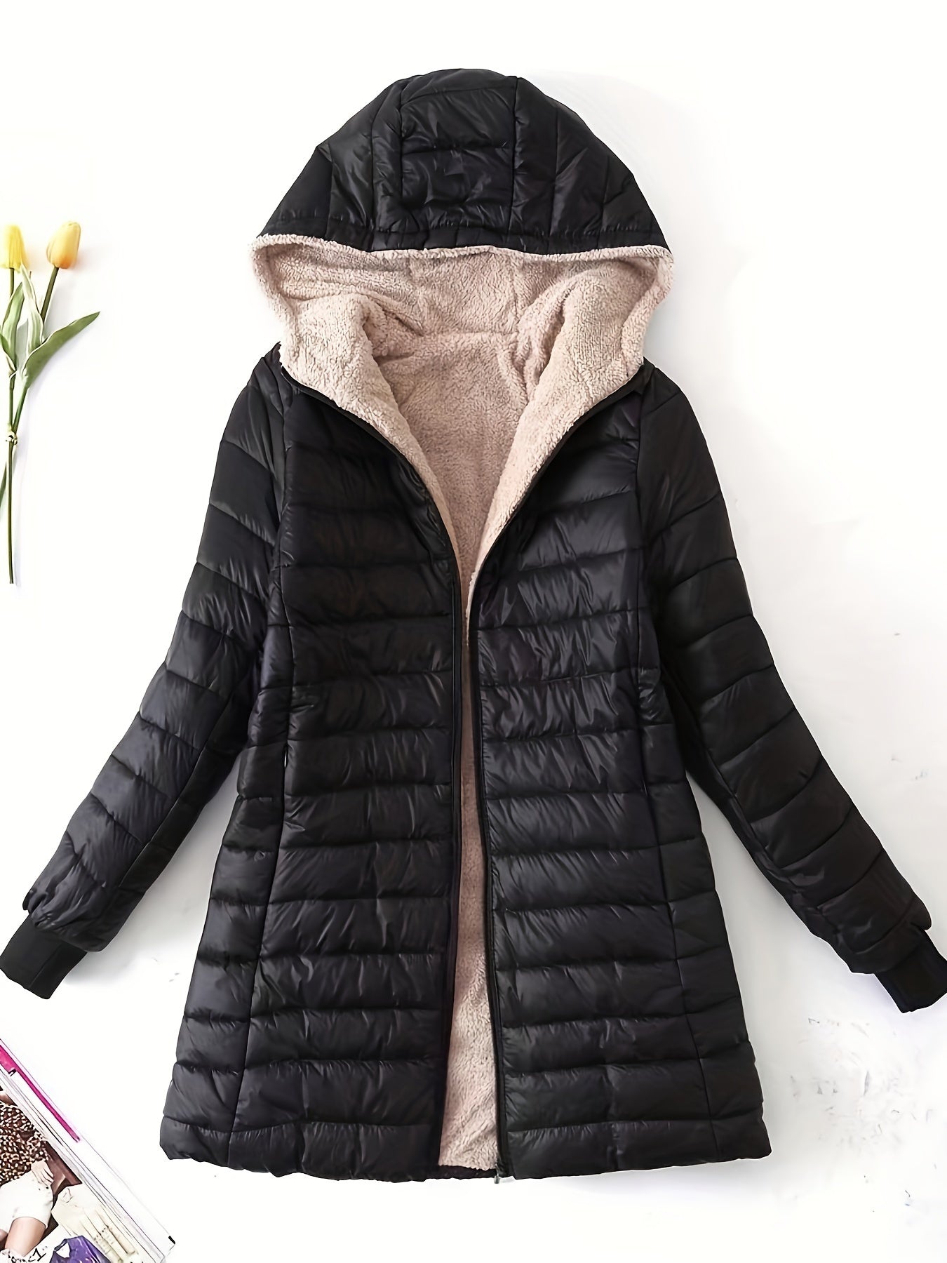 Women's Cozy Fleecelined long winterjacket