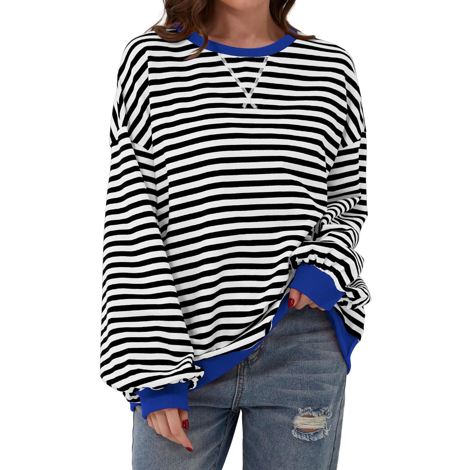 Women's Trendy Long Sleeve Oversized Sweater