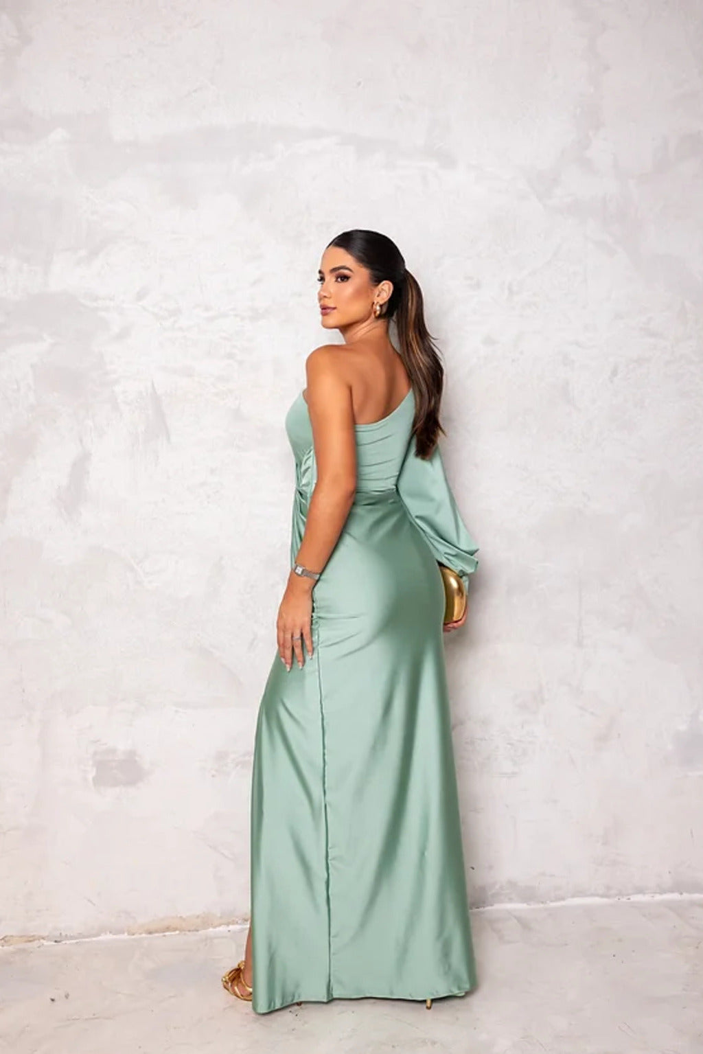 Women's Elegant Satin Dress