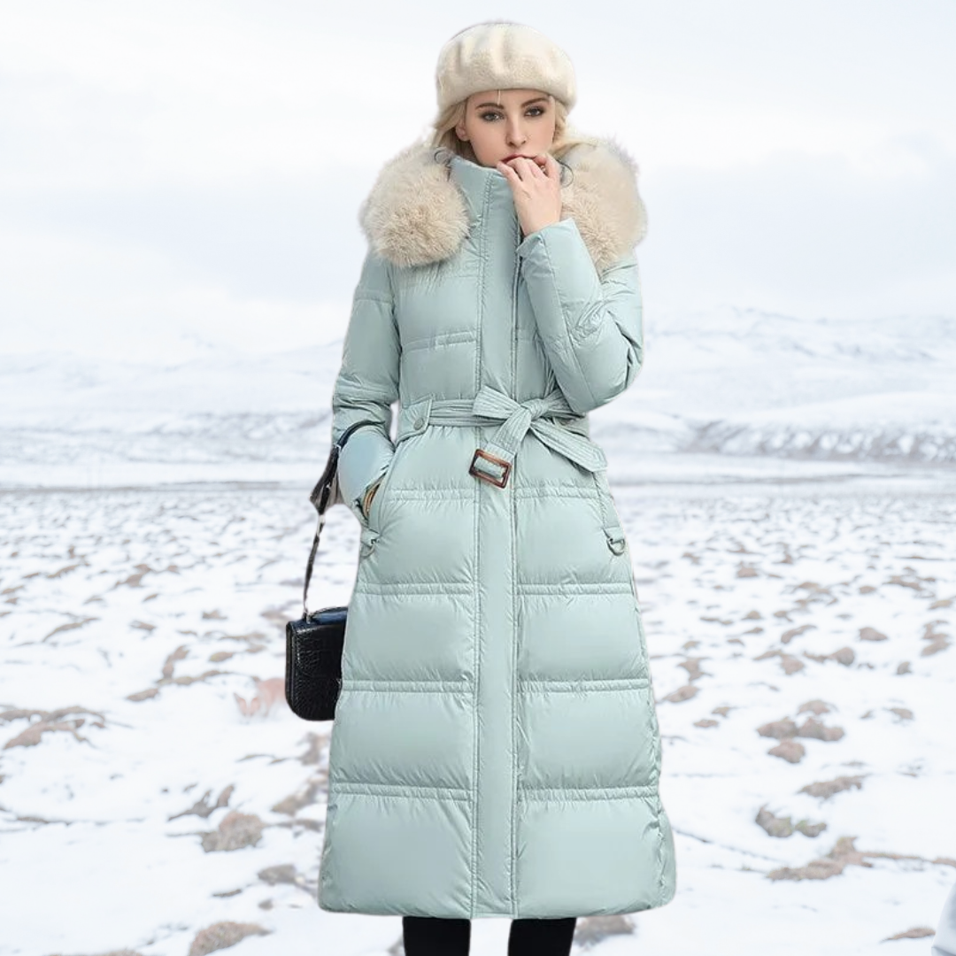 Women's Waterproof winterjacket with fur