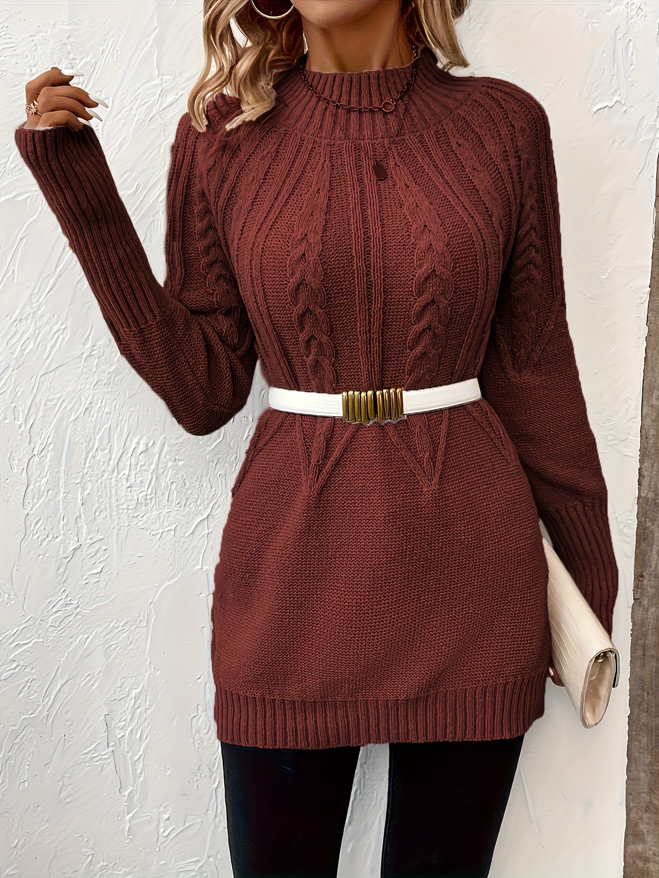 Women's Long Merino Wool Sweater