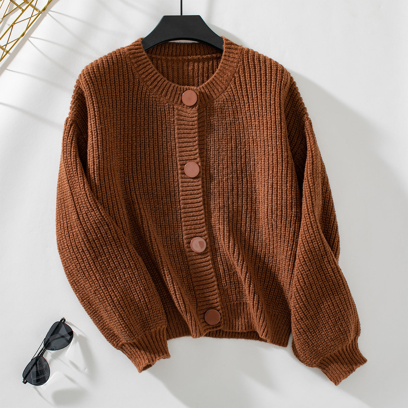 Women's Oversized wool Knitted cardigan