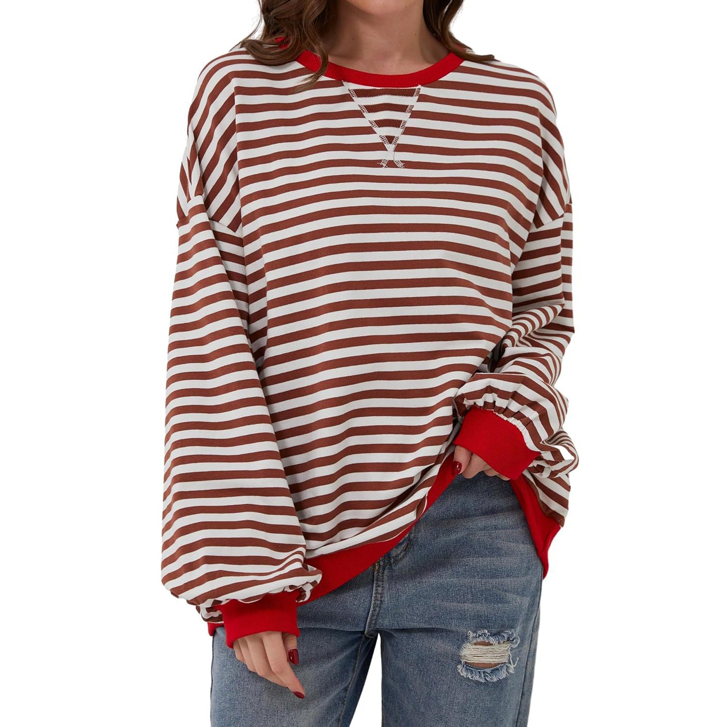 Women's Trendy Long Sleeve Oversized Sweater