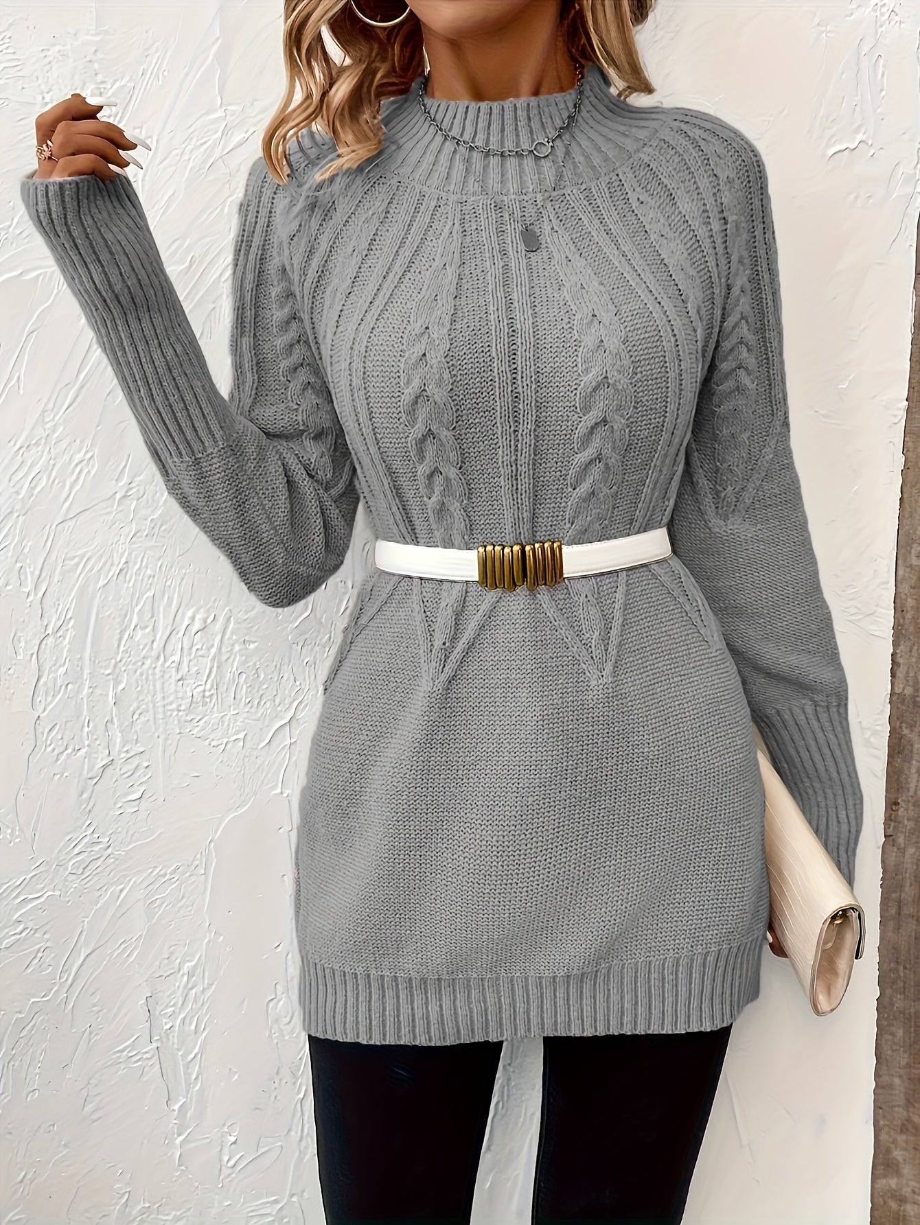 Women's Long Merino Wool Sweater