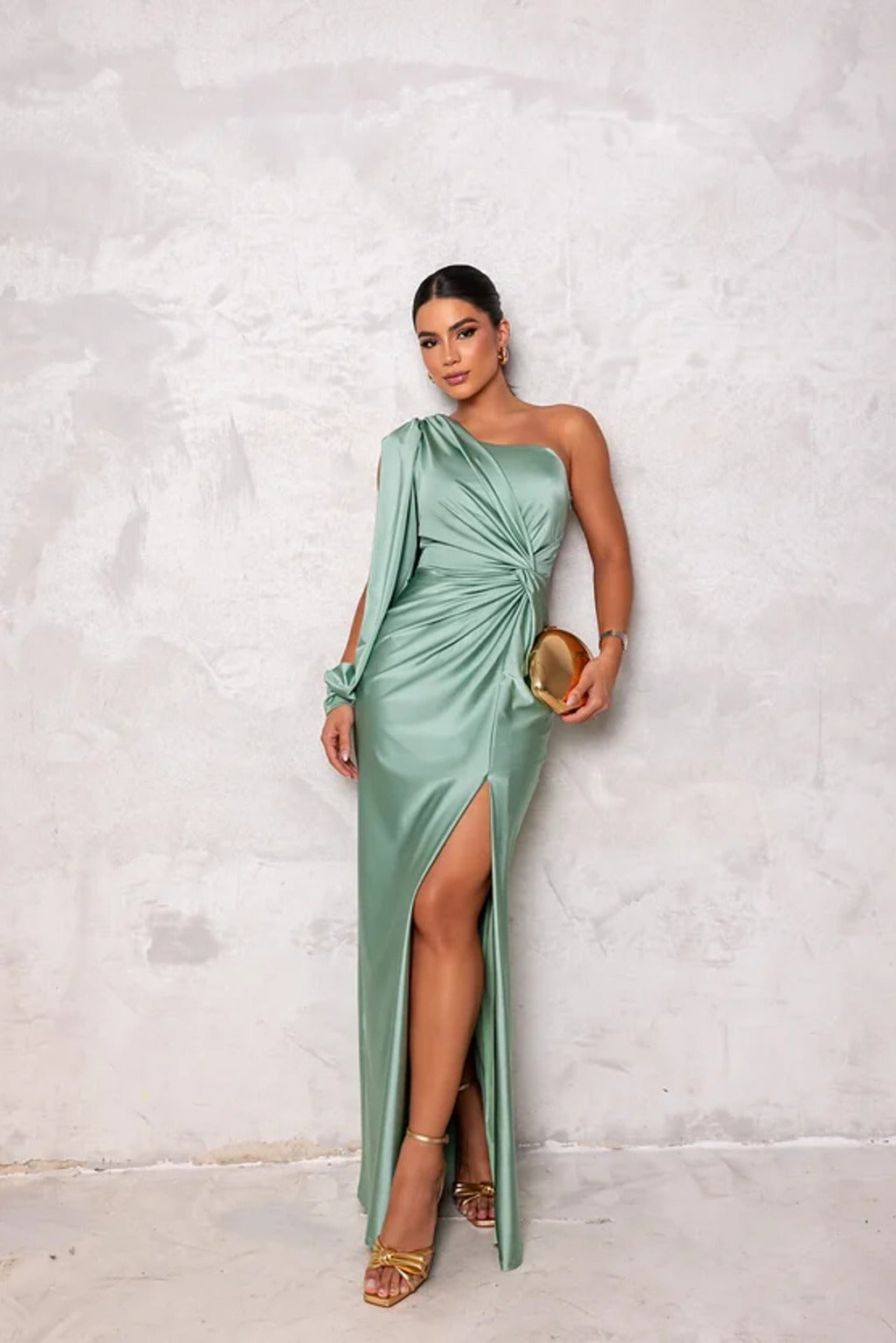 Women's Elegant Satin Dress