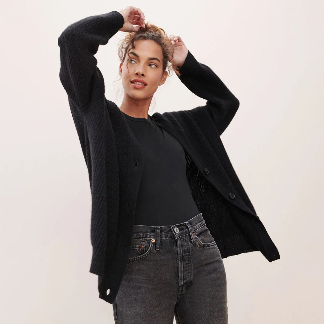 Women's Oversized Cashmere Cardigan