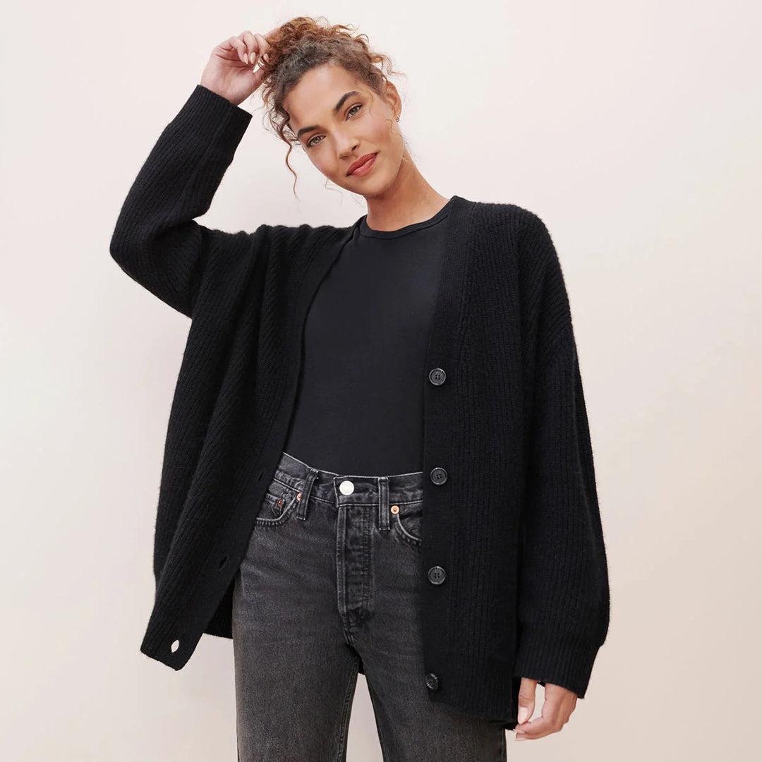 Women's Oversized Cashmere Cardigan