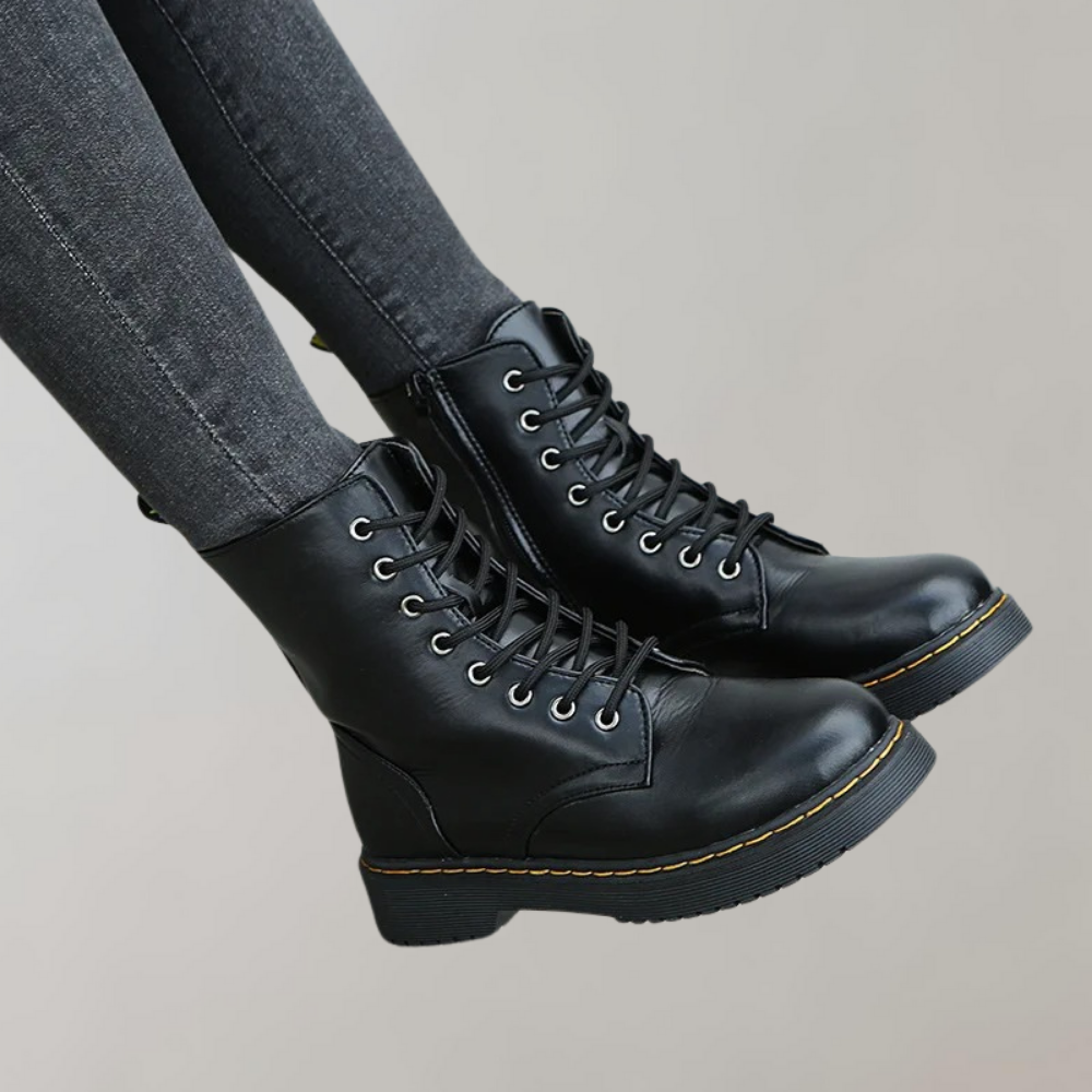 Women's leather boots