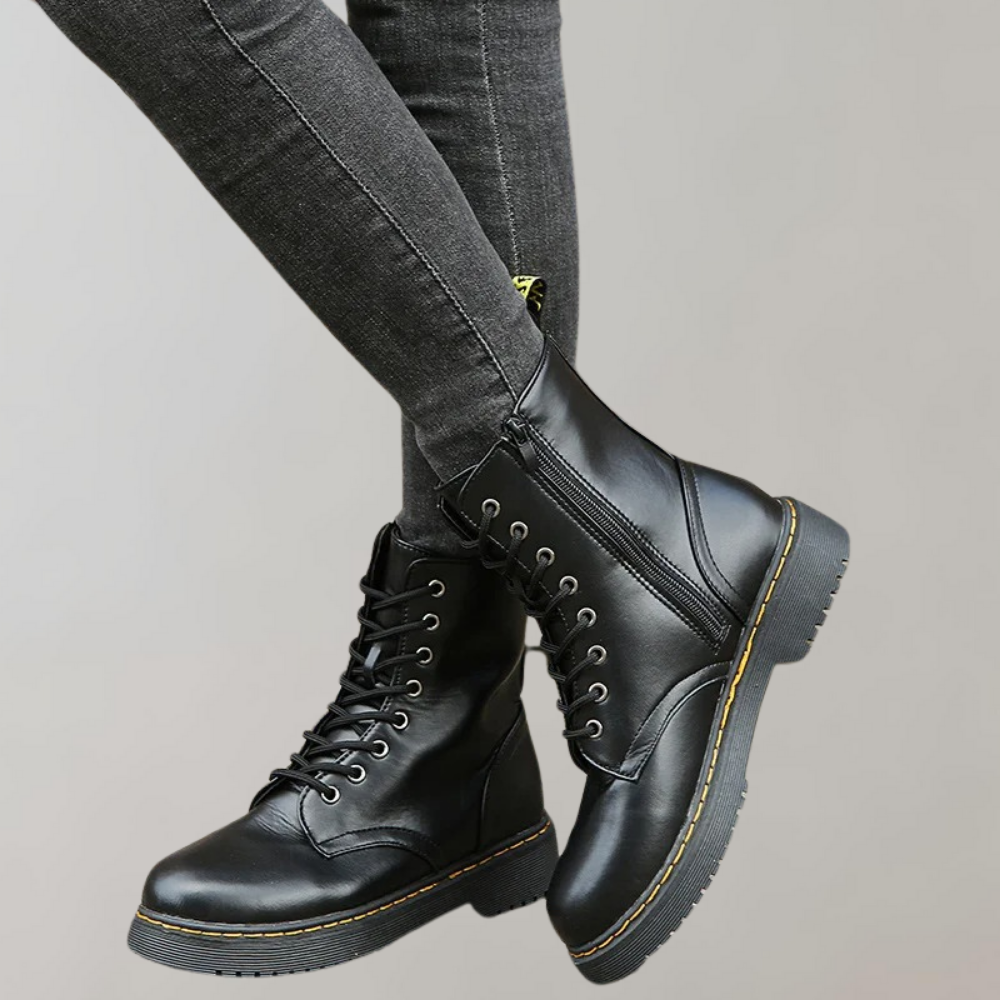 Women's leather boots