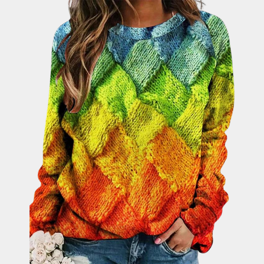 Women's Vibrant Knit Sweater