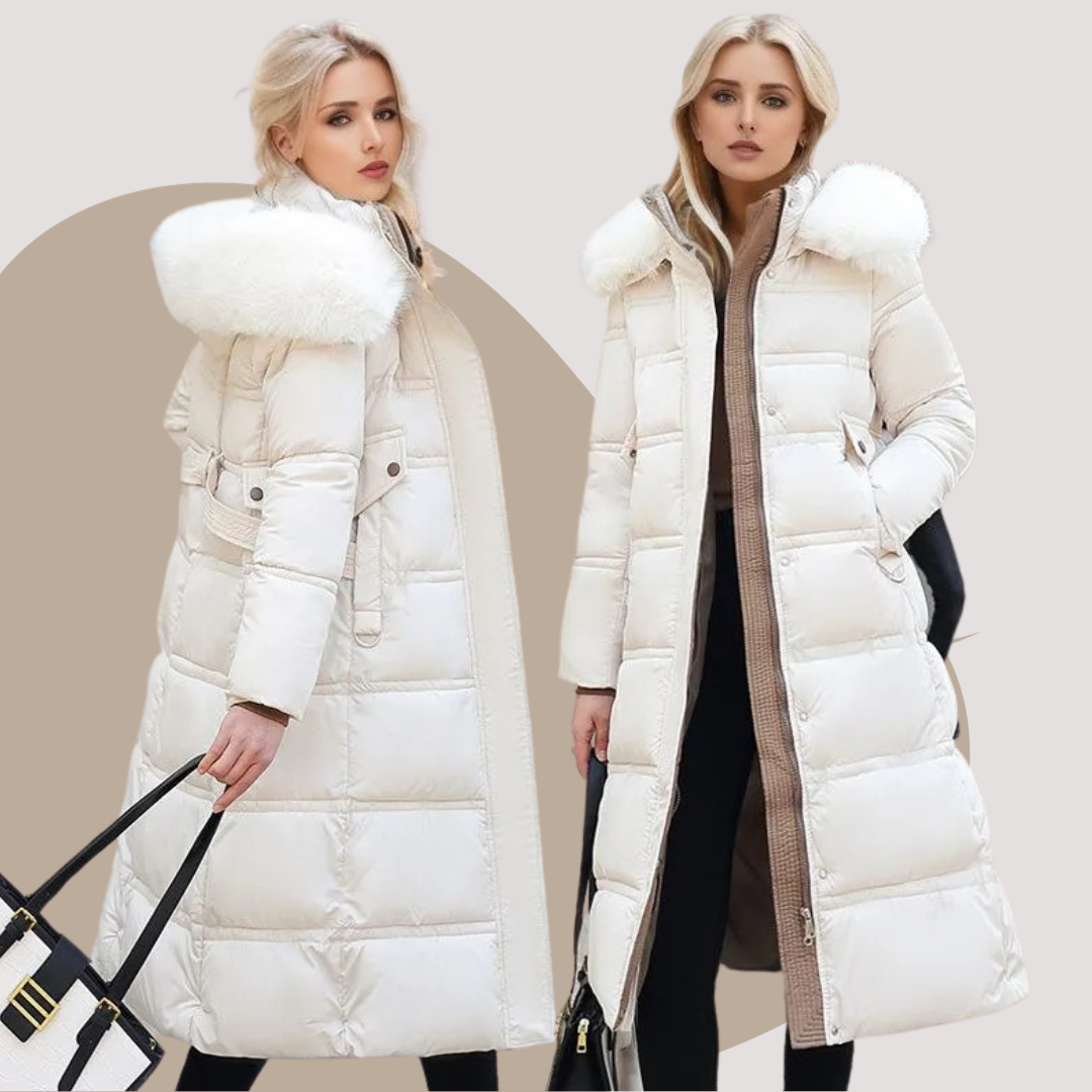 Women's Waterproof winterjacket with fur
