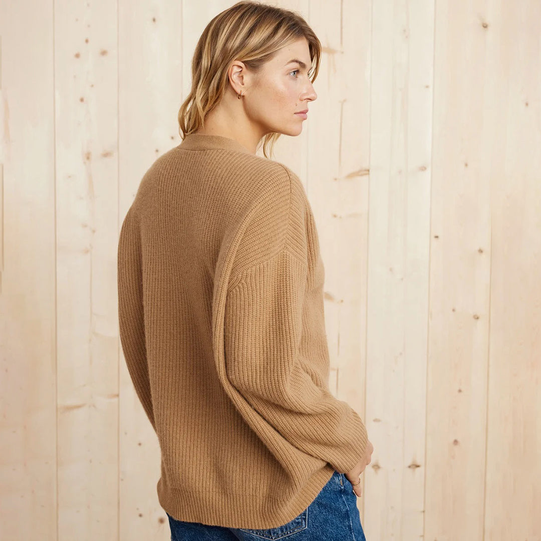 Women's Oversized Cashmere Cardigan