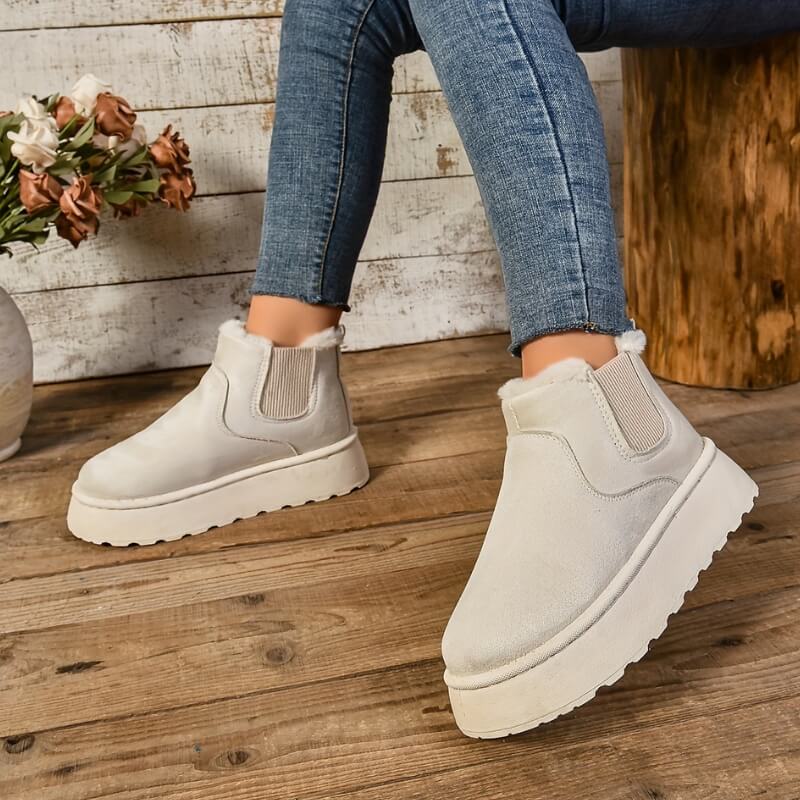 Women's comfy Winterboots with fleecelining