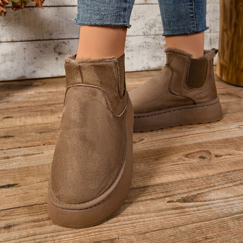 Women's comfy Winterboots with fleecelining