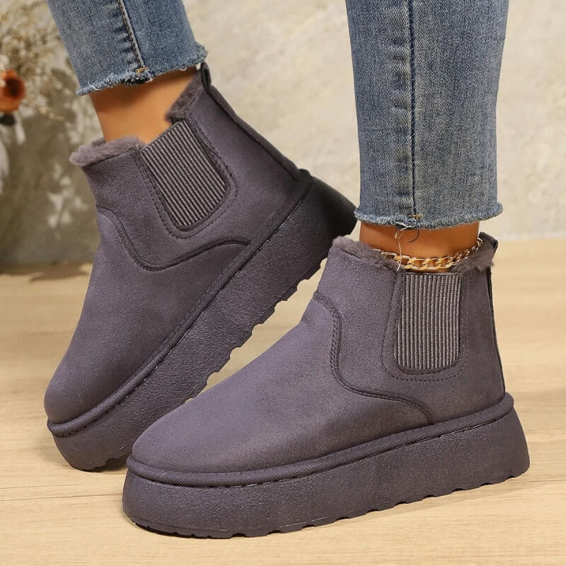 Women's comfy Winterboots with fleecelining