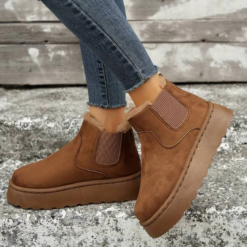 Women's comfy Winterboots with fleecelining