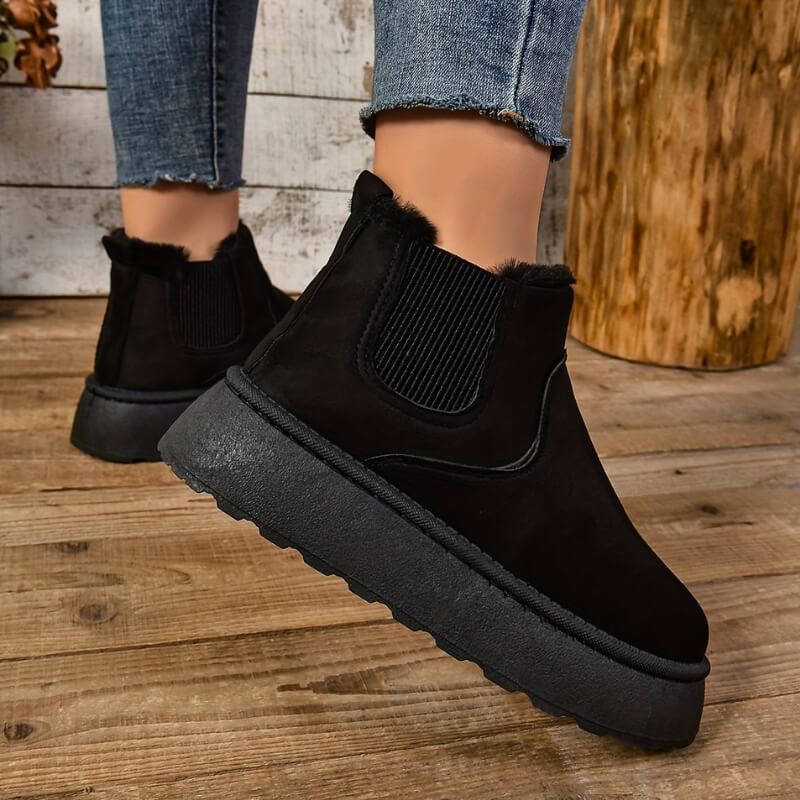 Women's comfy Winterboots with fleecelining