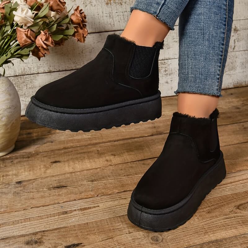 Women's comfy Winterboots with fleecelining