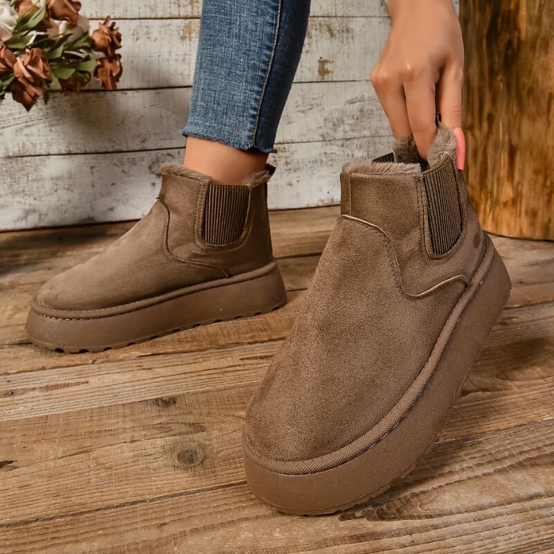 Women's comfy Winterboots with fleecelining