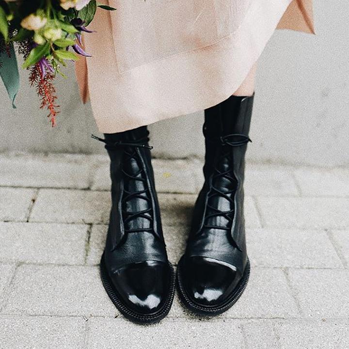 Women's Heel Leather Boots