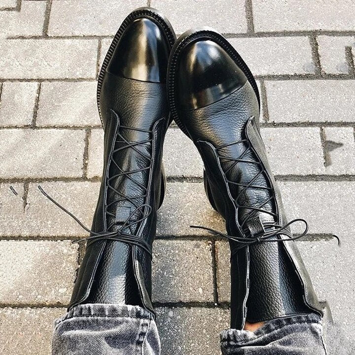 Women's Heel Leather Boots
